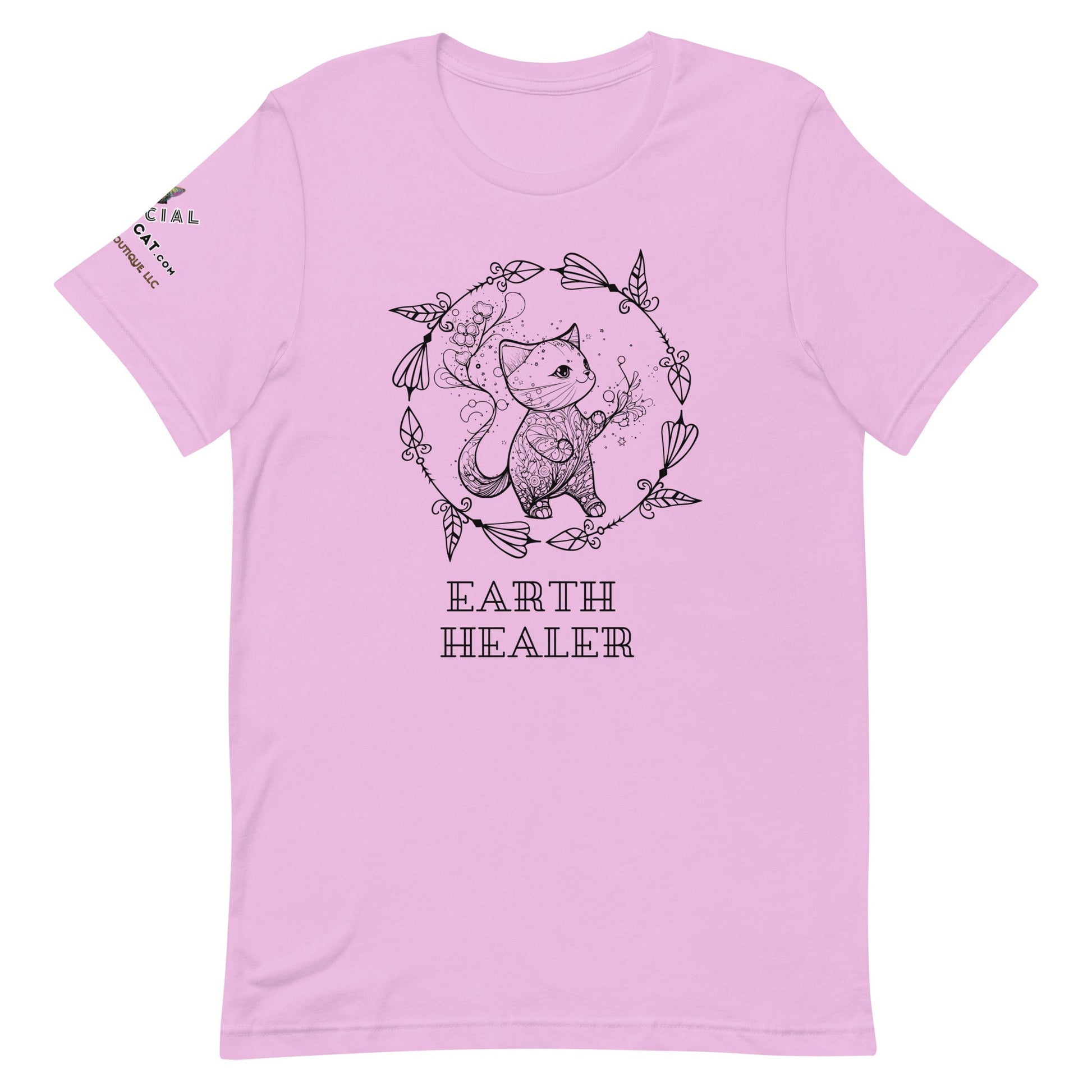 Earth Healer Unisex Tee - My Social Cat Bonafide Boutique LLCEarth Healer Unisex TeeT-shirtMy Social Cat Bonafide Boutique LLCLilacSearthhealer