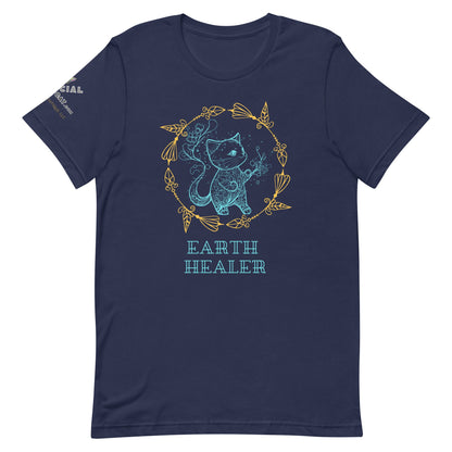 Earth Healer Unisex Tee - My Social Cat Bonafide Boutique LLCEarth Healer Unisex TeeT-shirtMy Social Cat Bonafide Boutique LLCNavyXSearthhealer