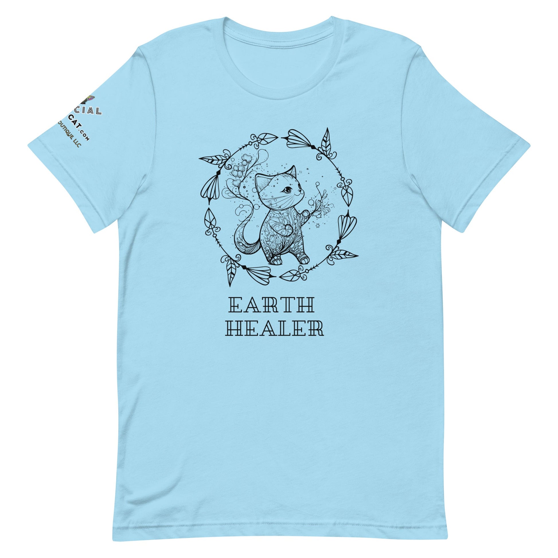 Earth Healer Unisex Tee - My Social Cat Bonafide Boutique LLCEarth Healer Unisex TeeT-shirtMy Social Cat Bonafide Boutique LLCOcean BlueSearthhealer