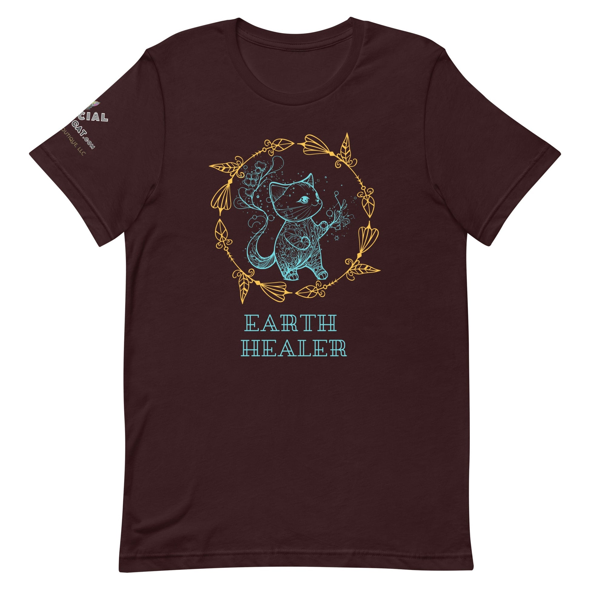 Earth Healer Unisex Tee - My Social Cat Bonafide Boutique LLCEarth Healer Unisex TeeT-shirtMy Social Cat Bonafide Boutique LLCOxblood BlackSearthhealer