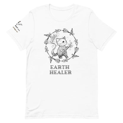 Earth Healer Unisex Tee - My Social Cat Bonafide Boutique LLCEarth Healer Unisex TeeT-shirtMy Social Cat Bonafide Boutique LLCWhiteSearthhealer