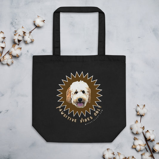 Custom Pawsitive Vibes Eco Tote Bag
