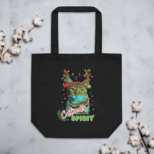 Catmas Spirit Eco Tote Bag