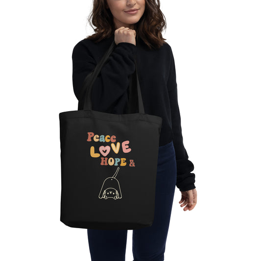 Peace Love Hope Eco Tote Bag