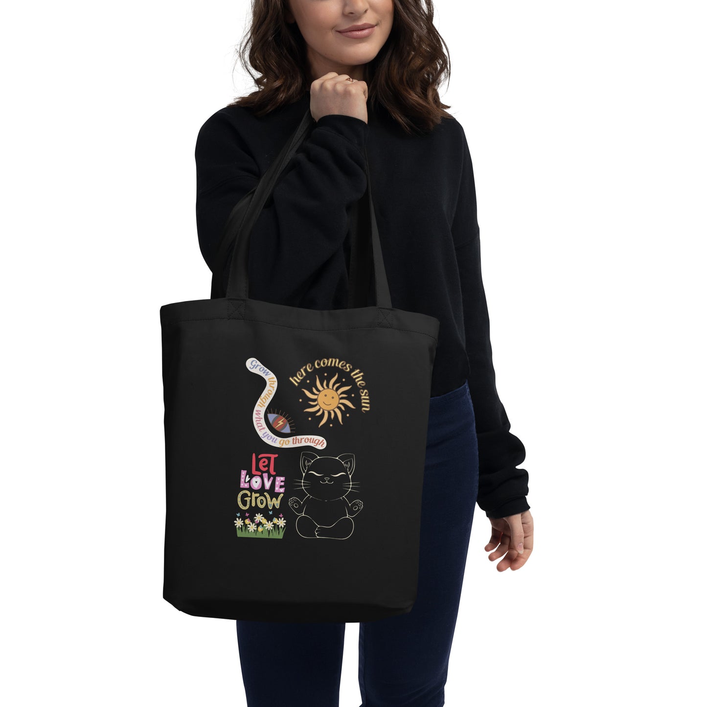 Let Love Grow Eco Tote Bag