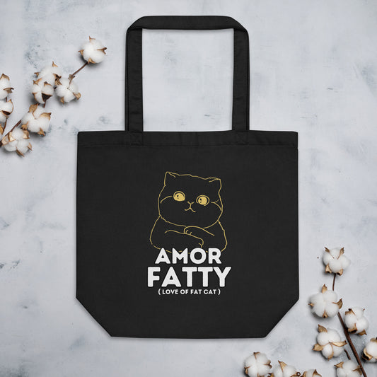 Amor Fatty Organic Eco Tote Bag