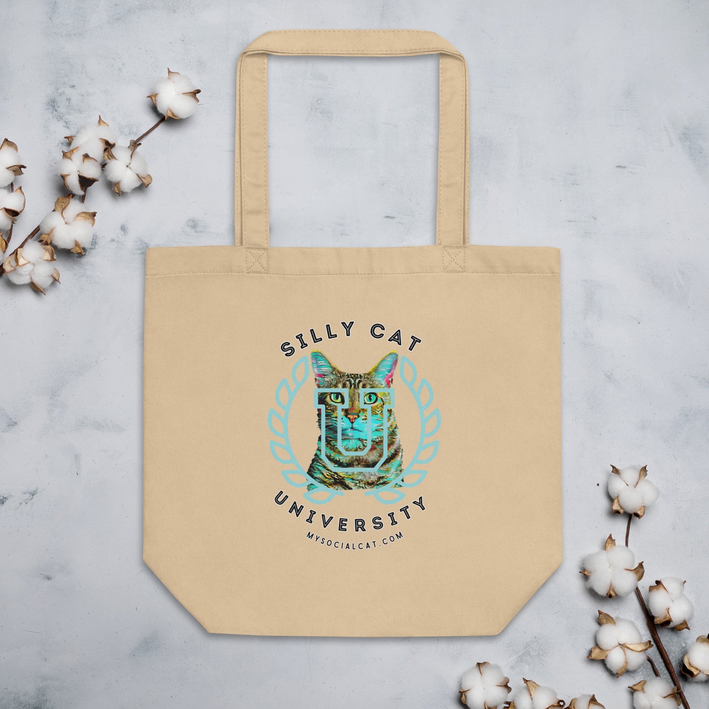 Silly Cat Eco Tote Bag