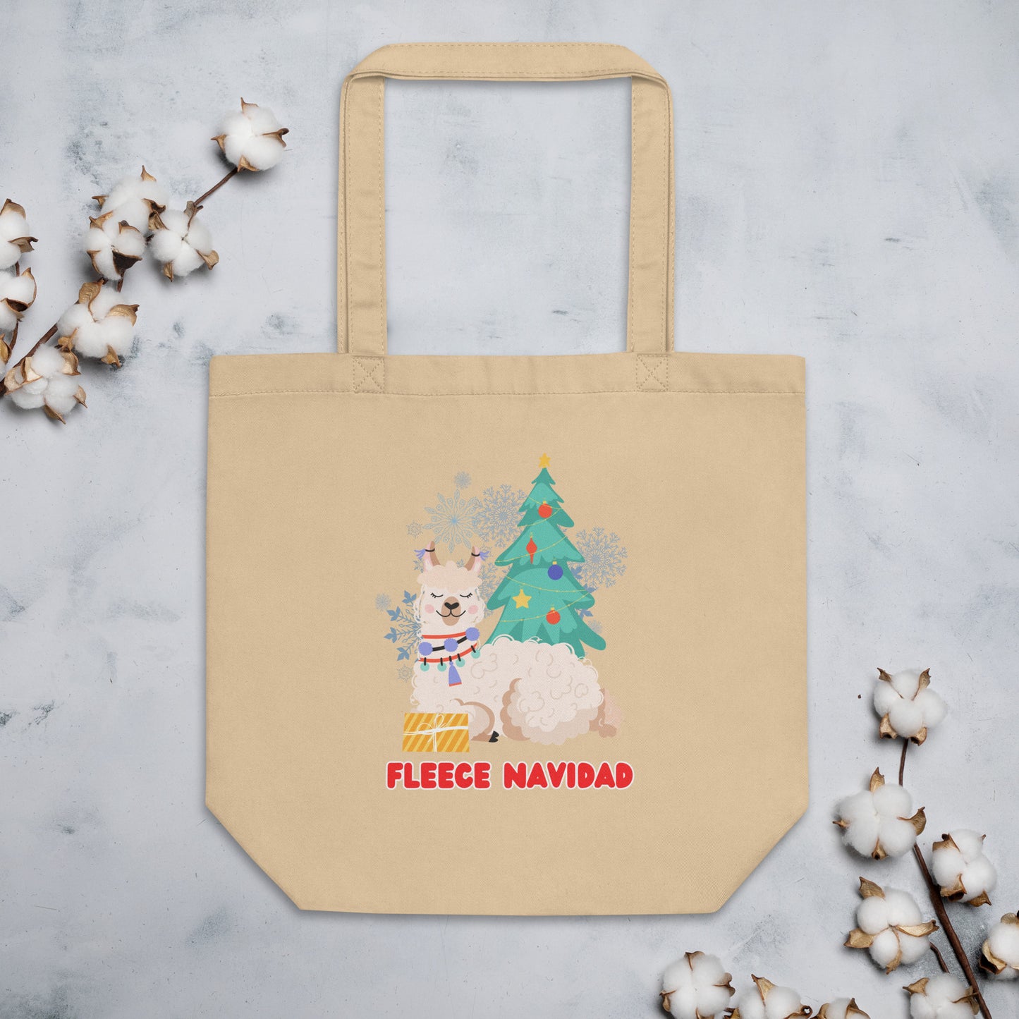 Fleece Navidad Eco Tote Bag