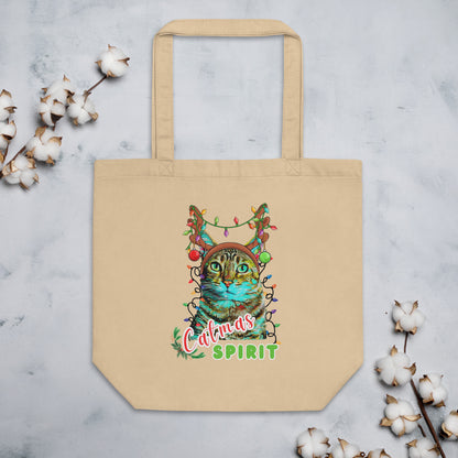 Catmas Spirit Eco Tote Bag