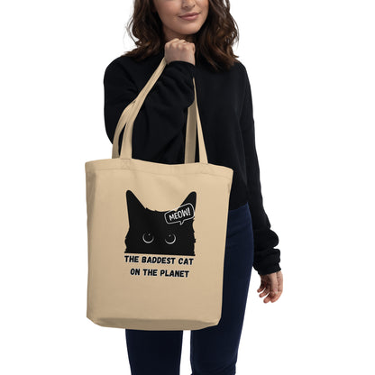 Baddest Cat Eco Tote Bag