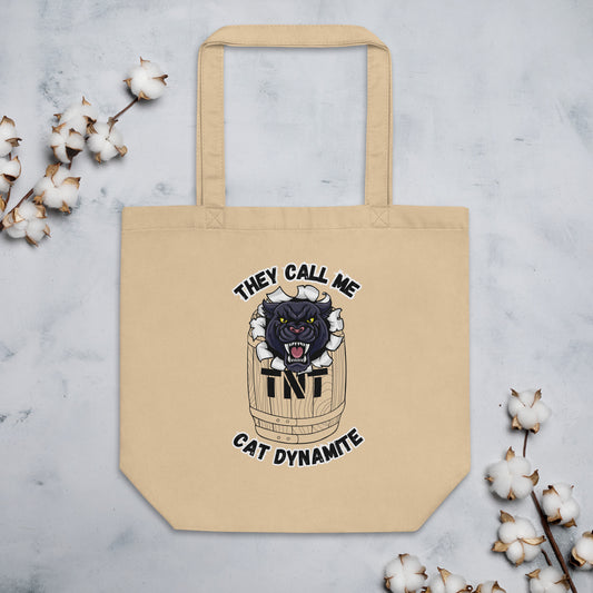 Cat Dynamite Eco Tote Bag