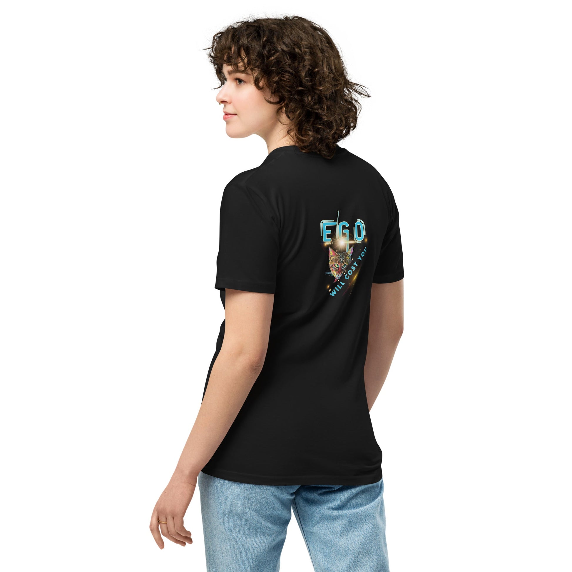 Ego Will Cost You Unisex Premium Tee - My Social Cat Bonafide Boutique LLCEgo Will Cost You Unisex Premium TeeT-shirtMy Social Cat Bonafide Boutique LLCSegoshirt