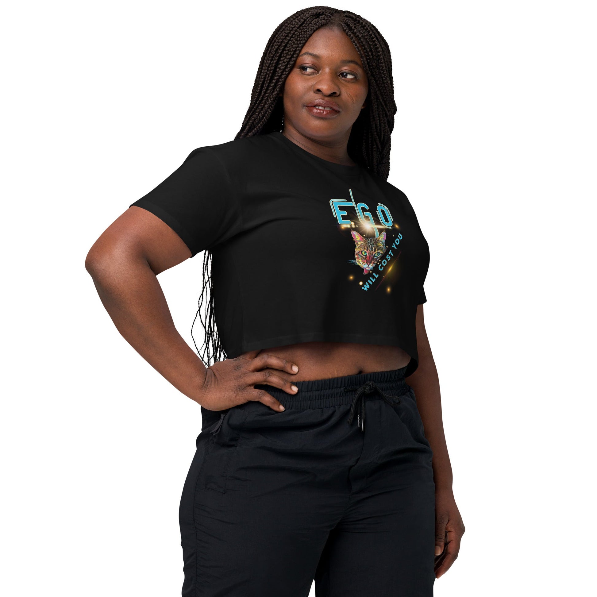 Ego Will Cost You Women’s Crop Top - My Social Cat Bonafide Boutique LLCEgo Will Cost You Women’s Crop Topcrop topMy Social Cat Bonafide Boutique LLCXScropego