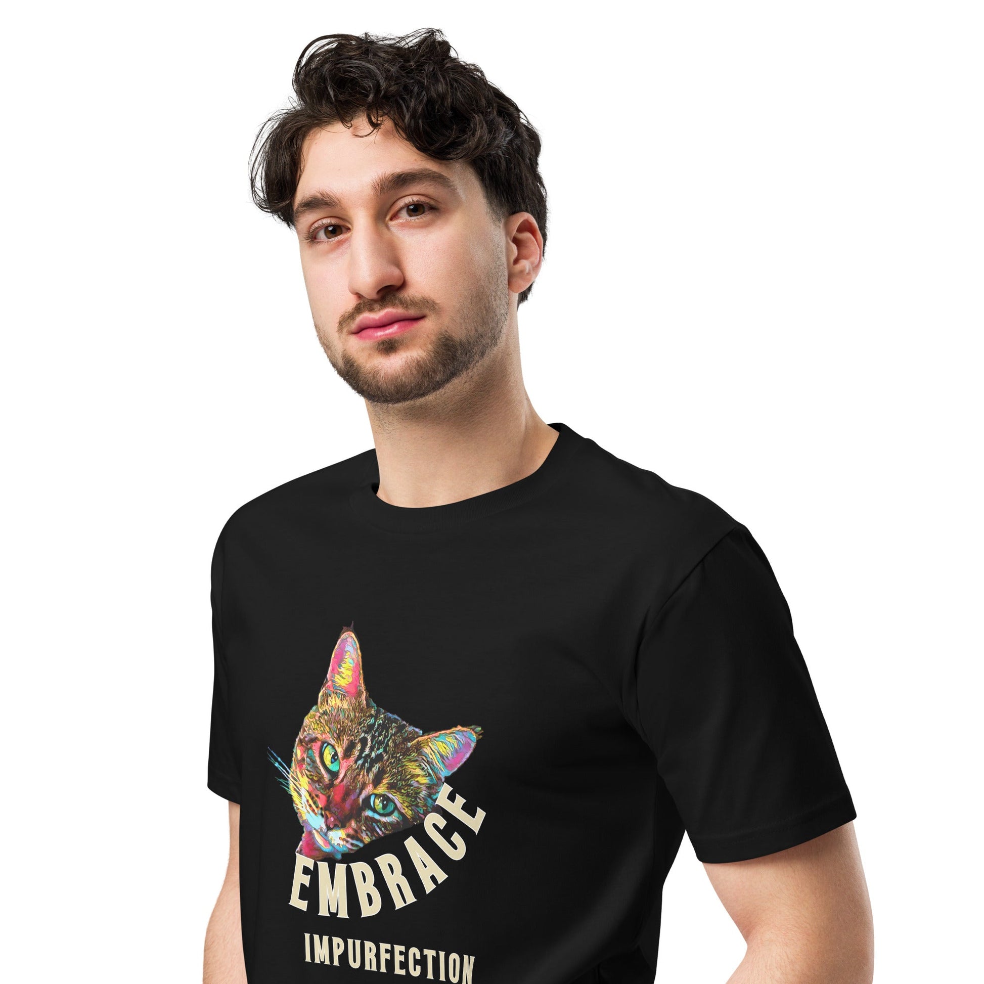 Embrace Impurfection Unisex Premium Tee - My Social Cat Bonafide Boutique LLCEmbrace Impurfection Unisex Premium TeeT-shirtMy Social Cat Bonafide Boutique LLCBlackScatembrace