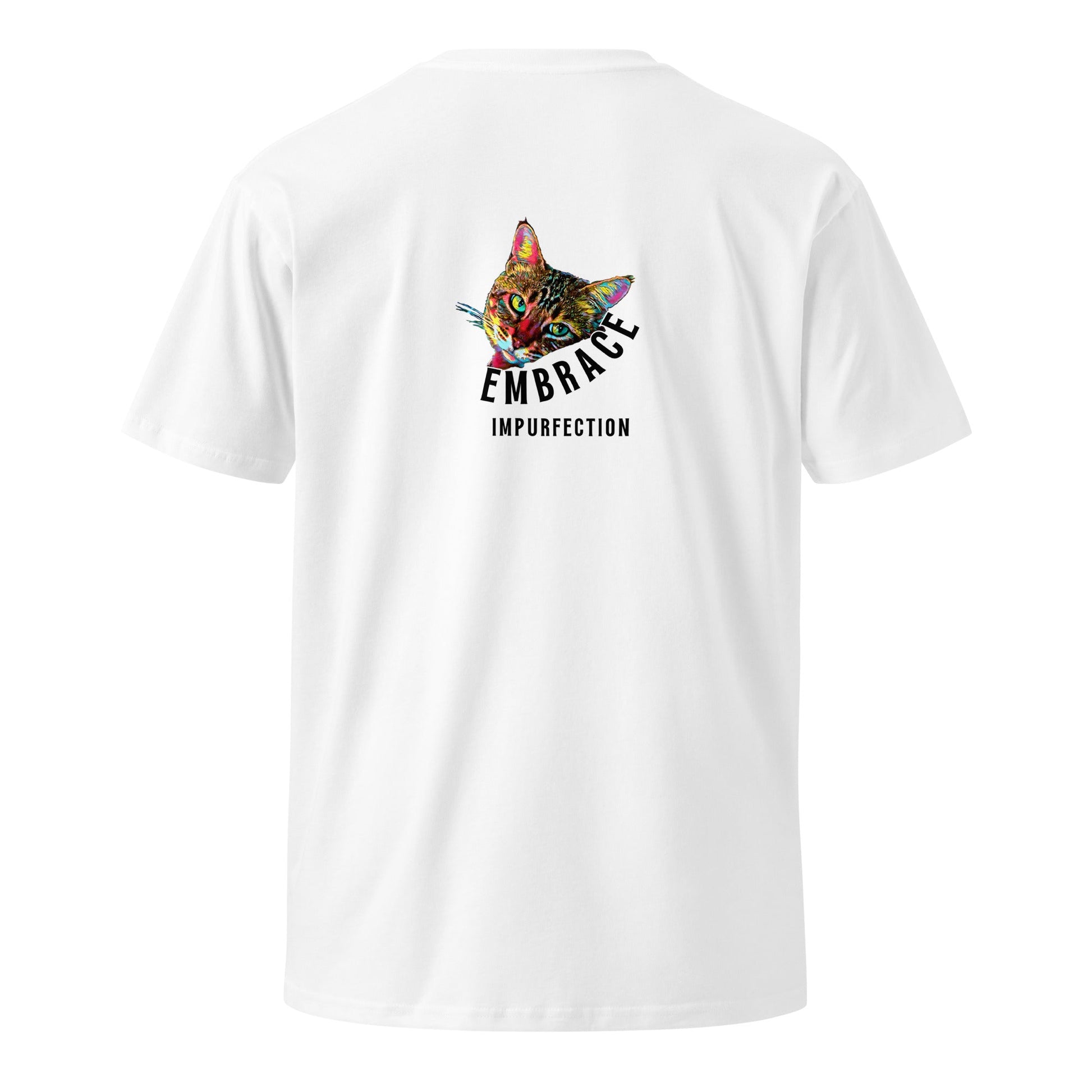 Embrace Impurfection Unisex Premium Tee - My Social Cat Bonafide Boutique LLCEmbrace Impurfection Unisex Premium TeeT-shirtMy Social Cat Bonafide Boutique LLCWhiteScatembrace