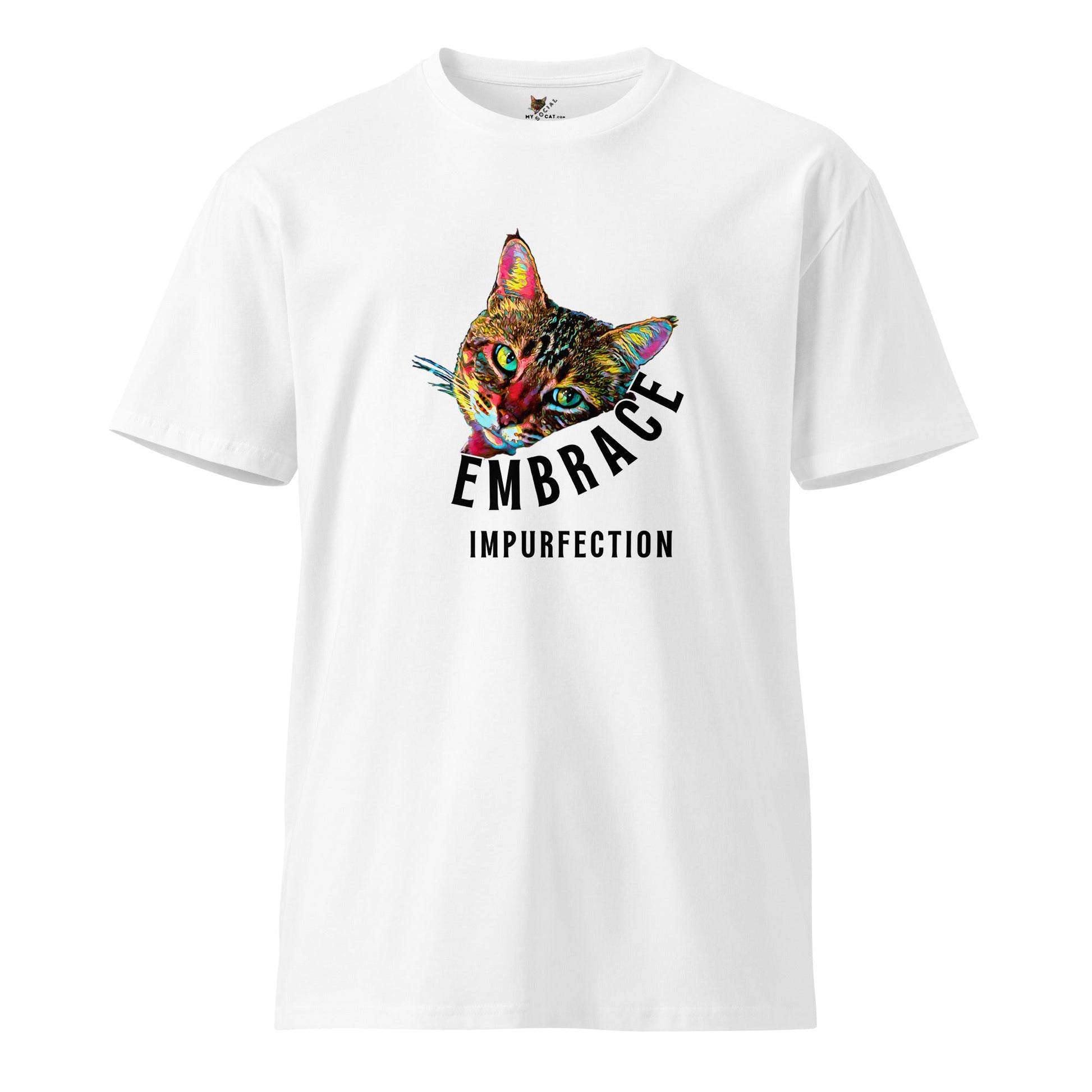 Embrace Impurfection Unisex Premium Tee - My Social Cat Bonafide Boutique LLCEmbrace Impurfection Unisex Premium TeeT-shirtMy Social Cat Bonafide Boutique LLCWhiteScatembrace