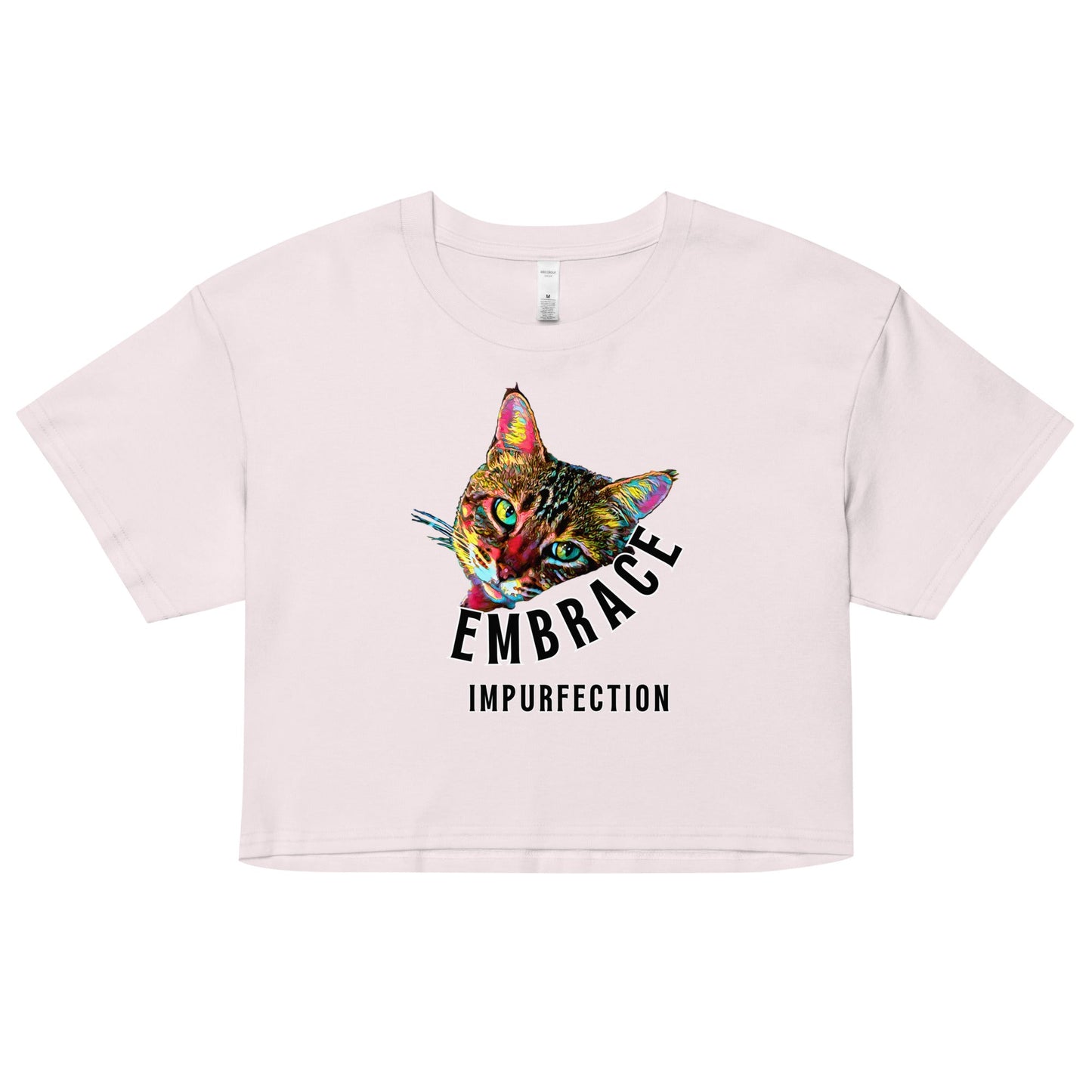 Embrace Impurfection Women’s Crop Top - My Social Cat Bonafide Boutique LLCEmbrace Impurfection Women’s Crop Topcrop topMy Social Cat Bonafide Boutique LLCOrchidXScatcrop