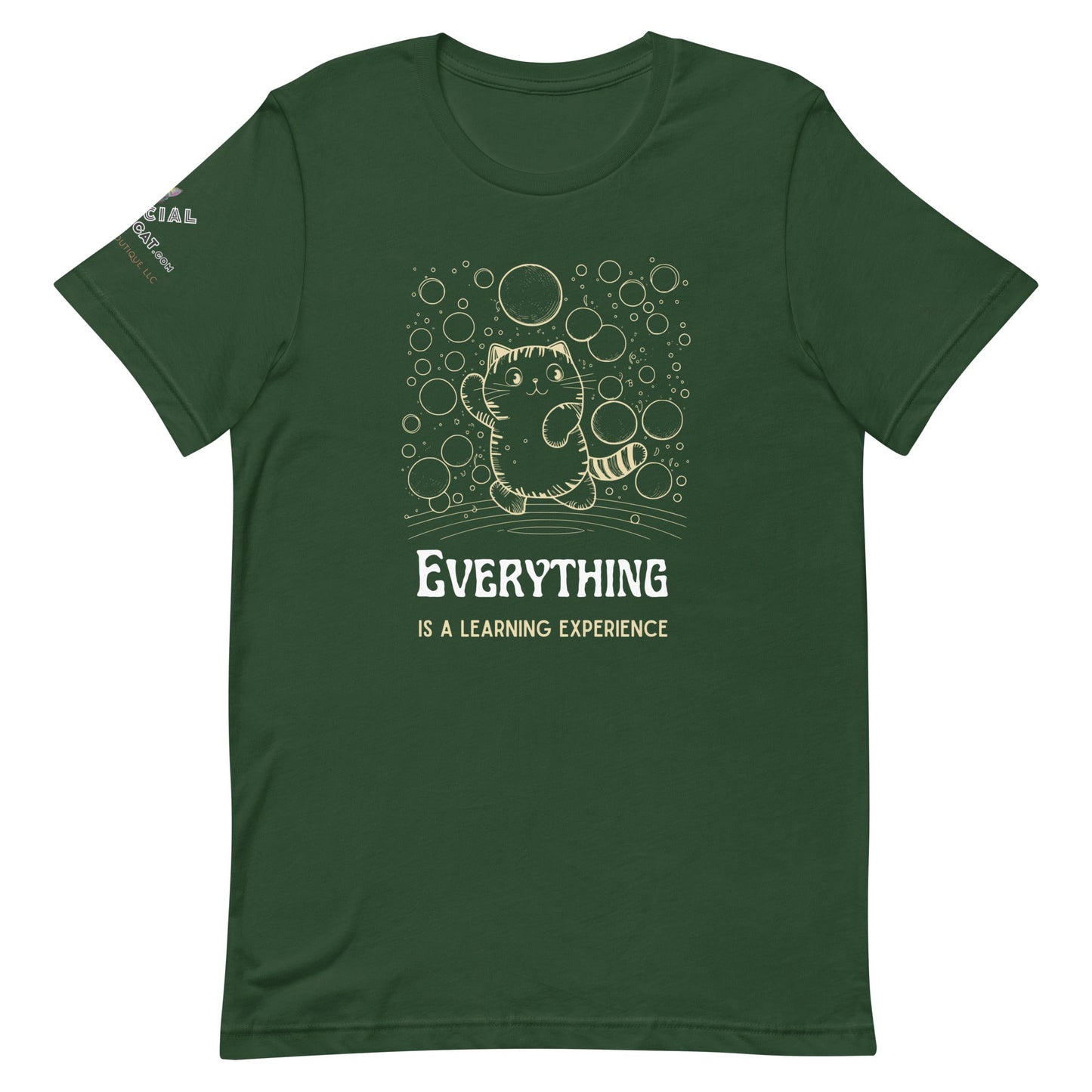 Everything is a Learning Experience Unisex Tee - My Social Cat Bonafide Boutique LLCEverything is a Learning Experience Unisex TeeT - shirtMy Social Cat Bonafide Boutique LLCForestSeverythingexperience