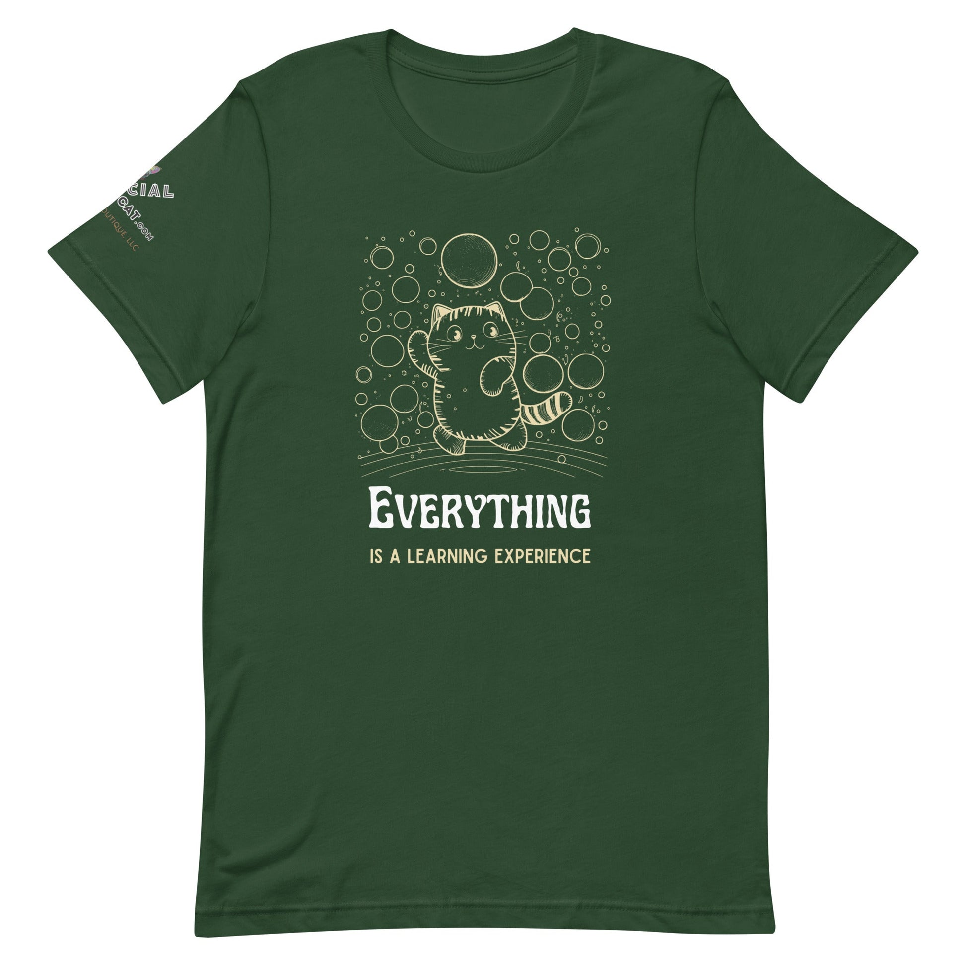 Everything is a Learning Experience Unisex Tee - My Social Cat Bonafide Boutique LLCEverything is a Learning Experience Unisex TeeT - shirtMy Social Cat Bonafide Boutique LLCForestSeverythingexperience