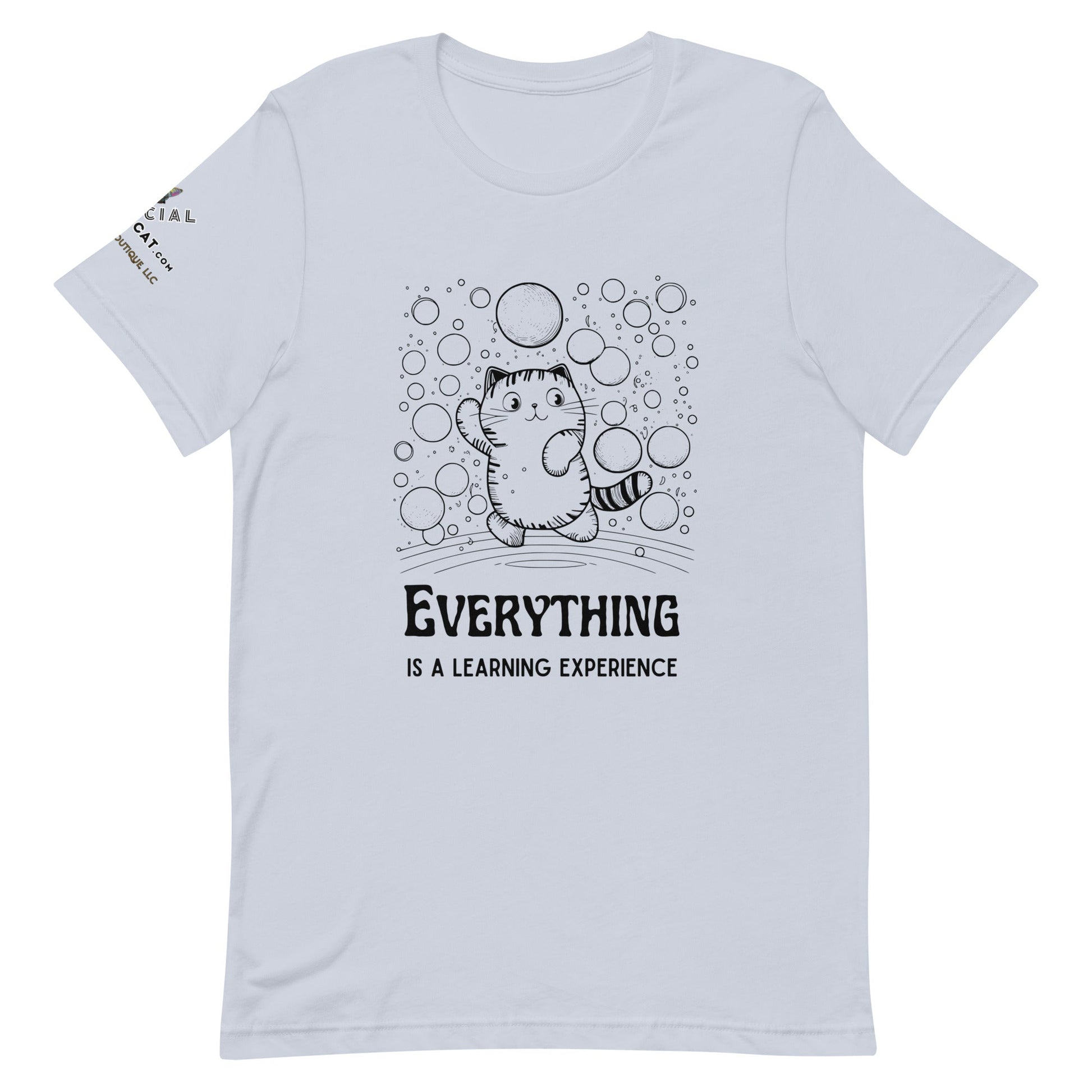 Everything is a Learning Experience Unisex Tee - My Social Cat Bonafide Boutique LLCEverything is a Learning Experience Unisex TeeT - shirtMy Social Cat Bonafide Boutique LLCLight BlueXSeverythingexperience