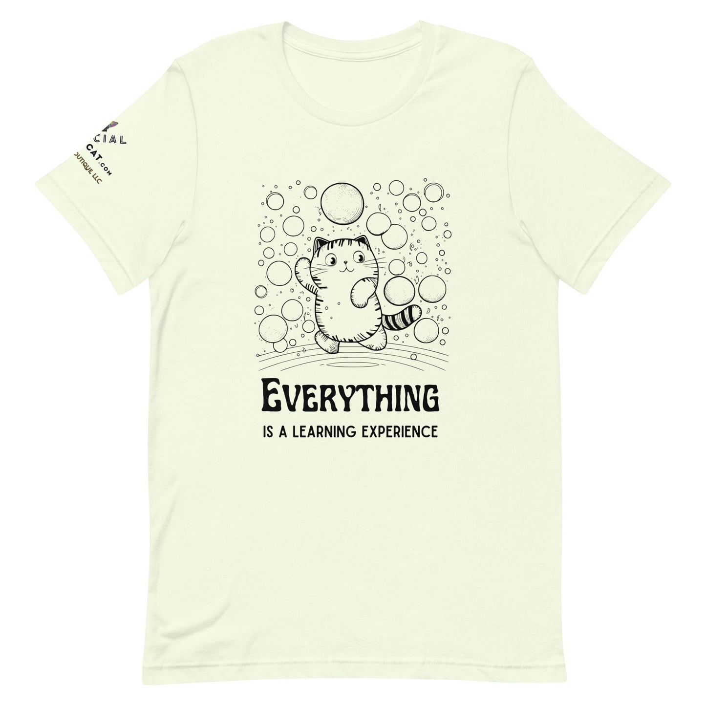 Everything is a Learning Experience Unisex Tee - My Social Cat Bonafide Boutique LLCEverything is a Learning Experience Unisex TeeT - shirtMy Social Cat Bonafide Boutique LLCCitronXSeverythingexperience