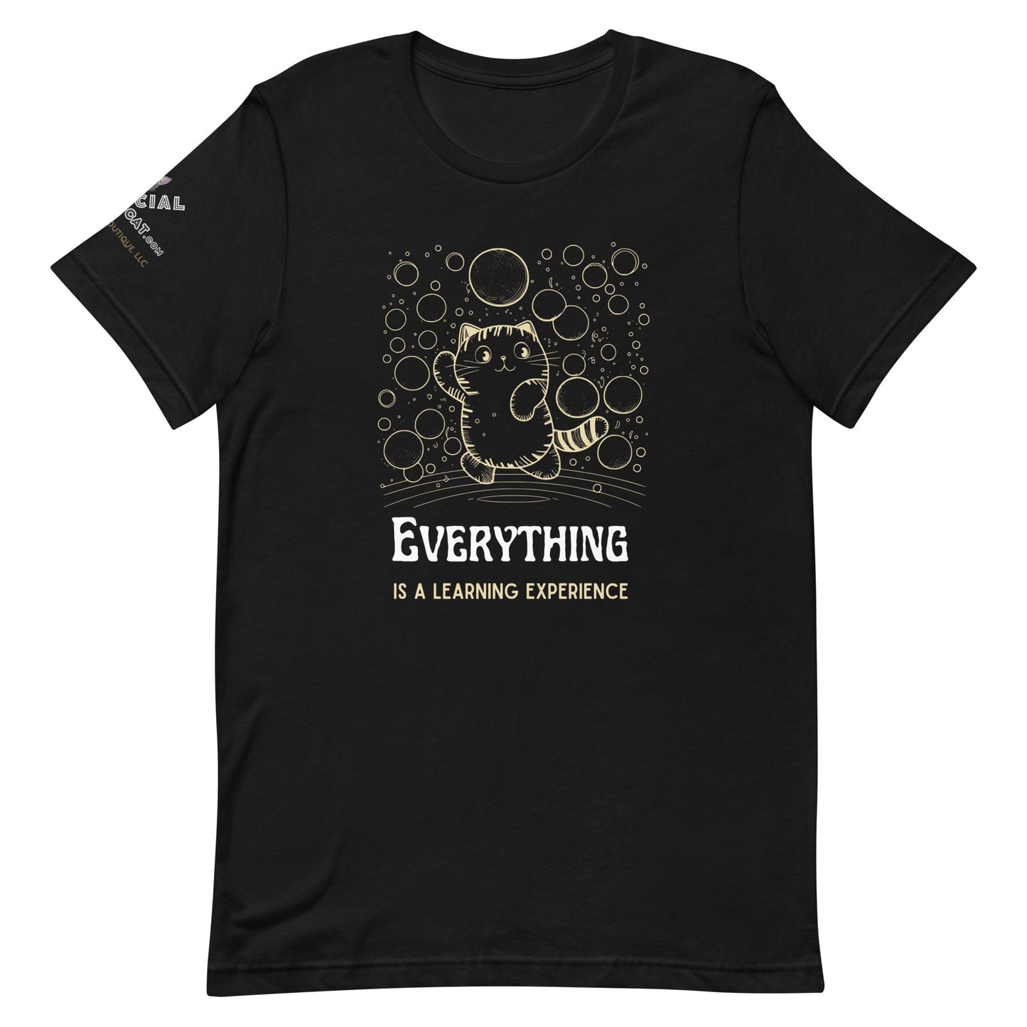 Everything is a Learning Experience Unisex Tee - My Social Cat Bonafide Boutique LLCEverything is a Learning Experience Unisex TeeT - shirtMy Social Cat Bonafide Boutique LLCBlackXSeverythingexperience