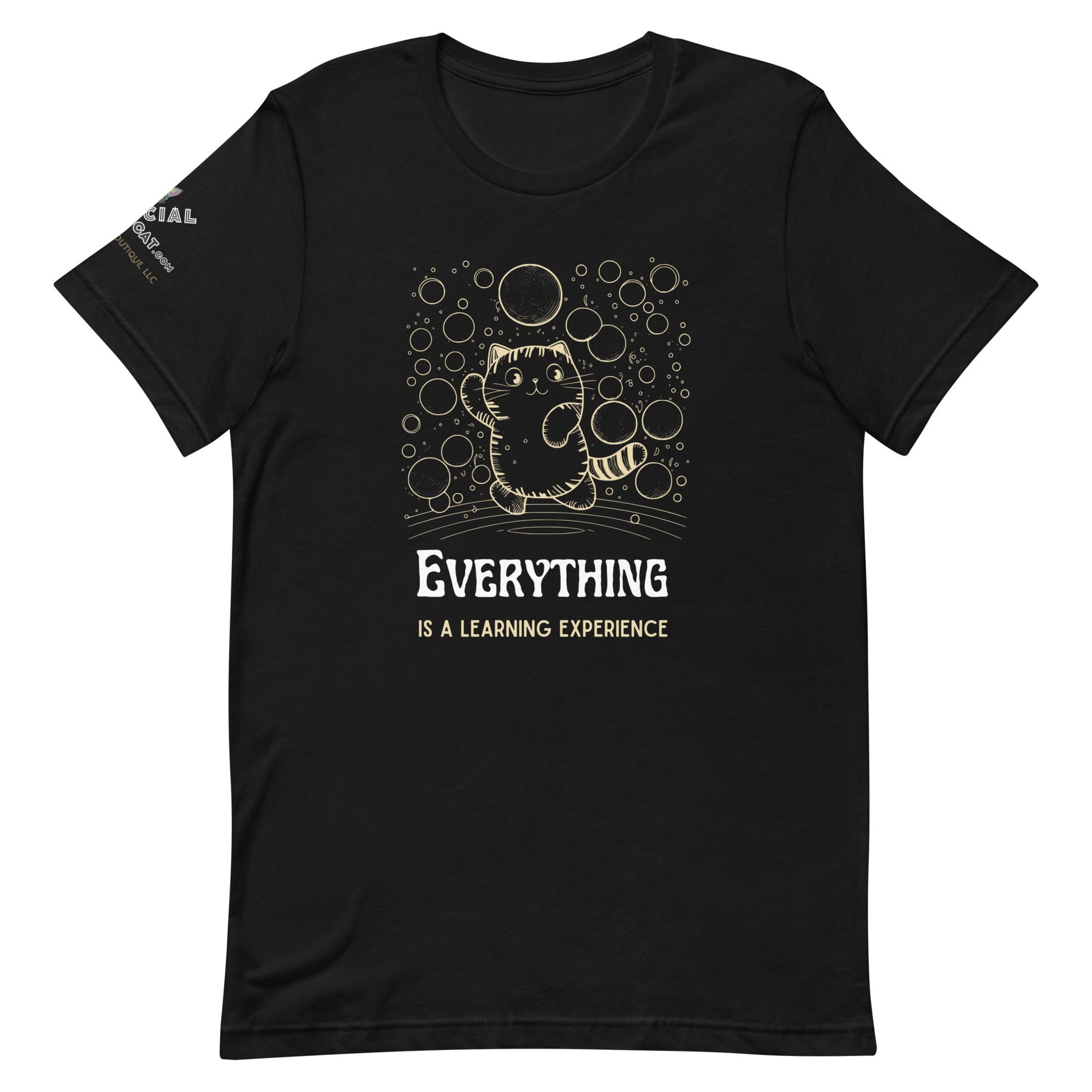 Everything is a Learning Experience Unisex Tee - My Social Cat Bonafide Boutique LLCEverything is a Learning Experience Unisex TeeT - shirtMy Social Cat Bonafide Boutique LLCBlackXSeverythingexperience
