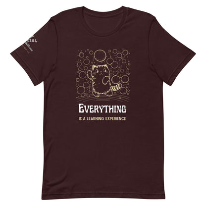 Everything is a Learning Experience Unisex Tee - My Social Cat Bonafide Boutique LLCEverything is a Learning Experience Unisex TeeT - shirtMy Social Cat Bonafide Boutique LLCOxblood BlackSeverythingexperience