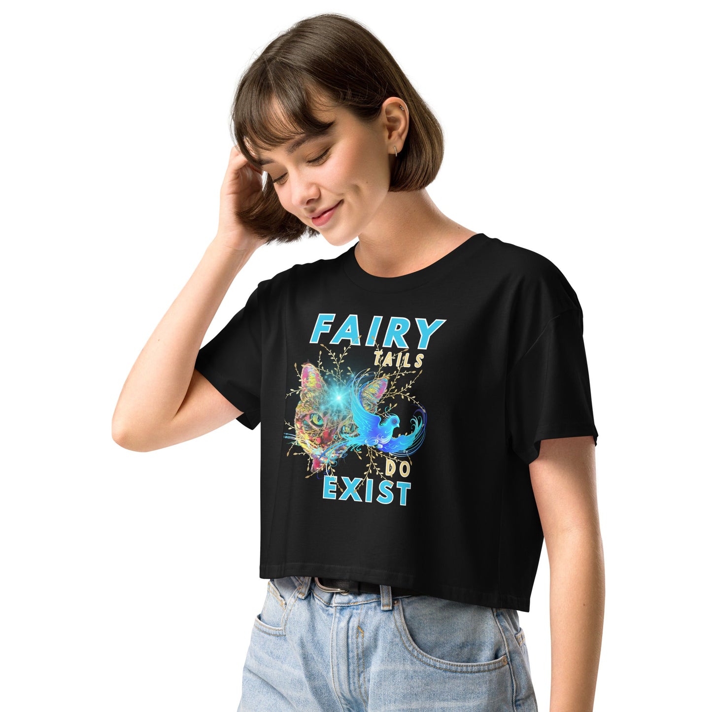 Fairy Tails Do Exist Women’s Crop Top - My Social Cat Bonafide Boutique LLCFairy Tails Do Exist Women’s Crop Topcrop topMy Social Cat Bonafide Boutique LLCXSexistfairy