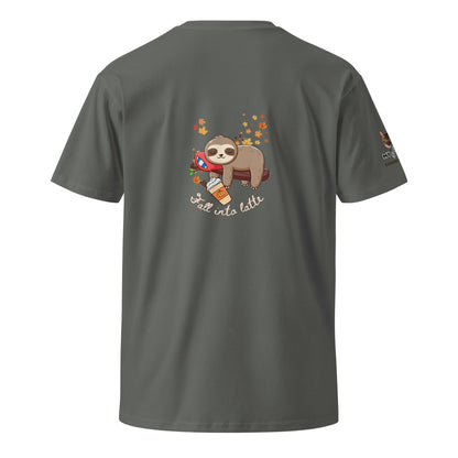 Fall Into Latte Unisex Premium Tee - My Social Cat Bonafide Boutique LLCFall Into Latte Unisex Premium TeeT-shirtMy Social Cat Bonafide Boutique LLCCharcoalSfallinto