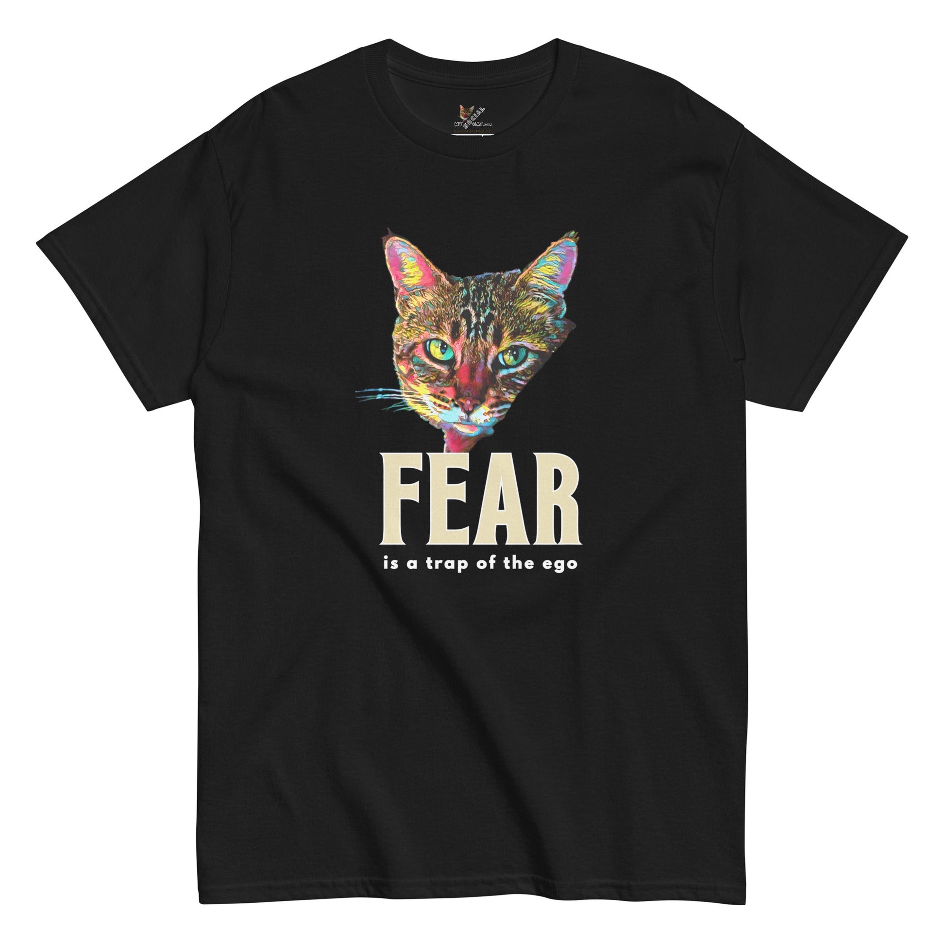 Fear is a Trap of Ego Unisex Classic Tee - My Social Cat Bonafide Boutique LLCFear is a Trap of Ego Unisex Classic TeeT-shirtMy Social Cat Bonafide Boutique LLCScatego