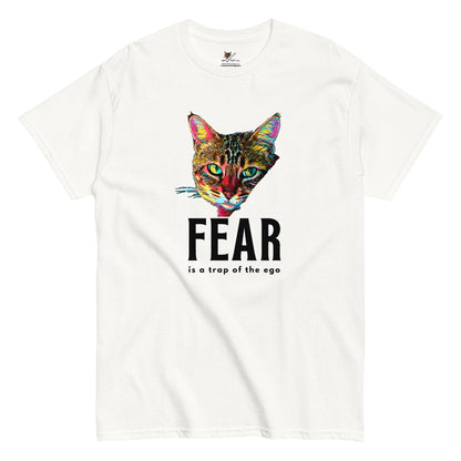 Fear is a Trap of Ego Unisex Classic Tee - My Social Cat Bonafide Boutique LLCFear is a Trap of Ego Unisex Classic TeeT-shirtMy Social Cat Bonafide Boutique LLCWhiteScatego