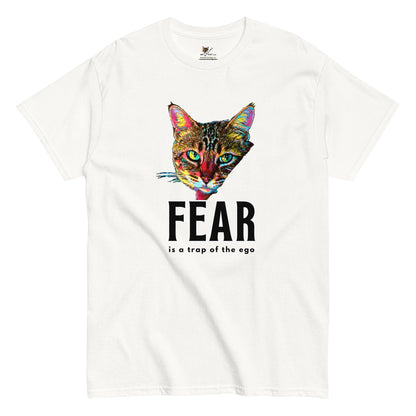 Fear is a Trap of Ego Unisex Classic Tee - My Social Cat Bonafide Boutique LLCFear is a Trap of Ego Unisex Classic TeeT-shirtMy Social Cat Bonafide Boutique LLCWhiteScatego