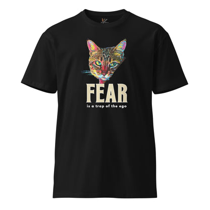Fear is a Trap of Ego Unisex Premium Tee - My Social Cat Bonafide Boutique LLCFear is a Trap of Ego Unisex Premium TeeT-shirtMy Social Cat Bonafide Boutique LLCScatego