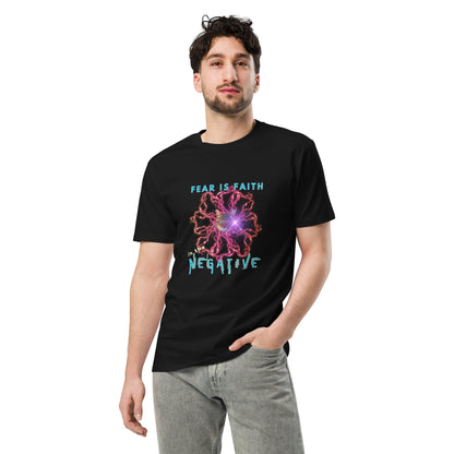 Fear is Faith in the Negative Unisex Premium Tee - My Social Cat Bonafide Boutique LLCFear is Faith in the Negative Unisex Premium TeeT-shirtMy Social Cat Bonafide Boutique LLCBlackMfaithfear