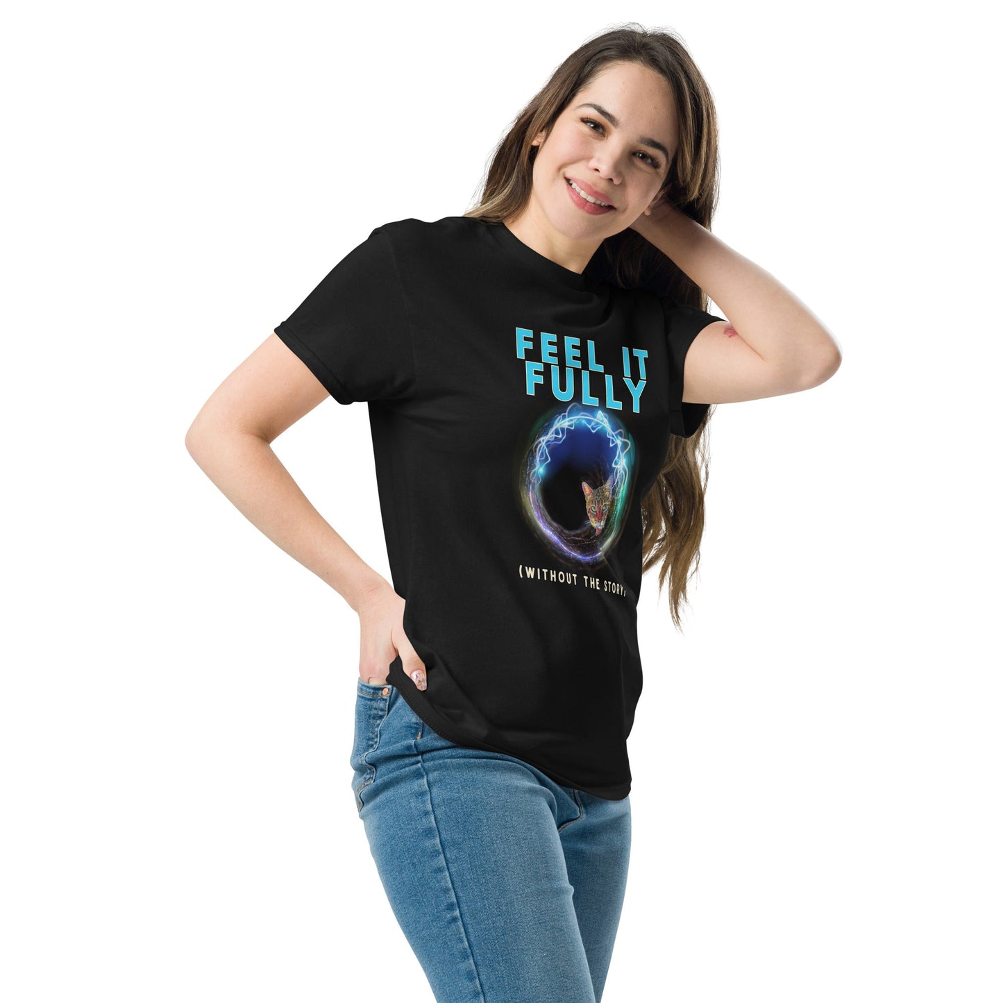 Feel It Fully Unisex Classic Tee - My Social Cat Bonafide Boutique LLCFeel It Fully Unisex Classic TeeT-shirtMy Social Cat Bonafide Boutique LLCSclassicfeel