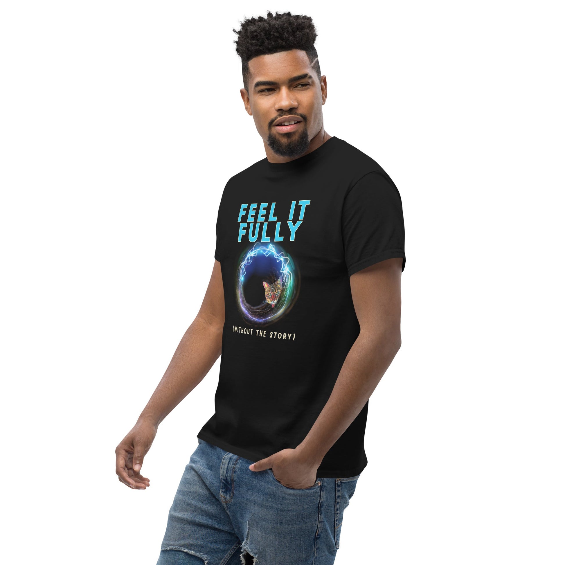 Feel It Fully Unisex Classic Tee - My Social Cat Bonafide Boutique LLCFeel It Fully Unisex Classic TeeT-shirtMy Social Cat Bonafide Boutique LLCSclassicfeel