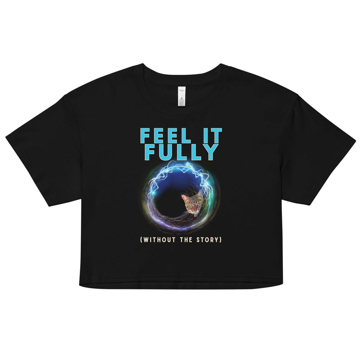 Feel It Fully Women’s Crop Top - My Social Cat Bonafide Boutique LLCFeel It Fully Women’s Crop TopT-shirtMy Social Cat Bonafide Boutique LLCXScropfeel