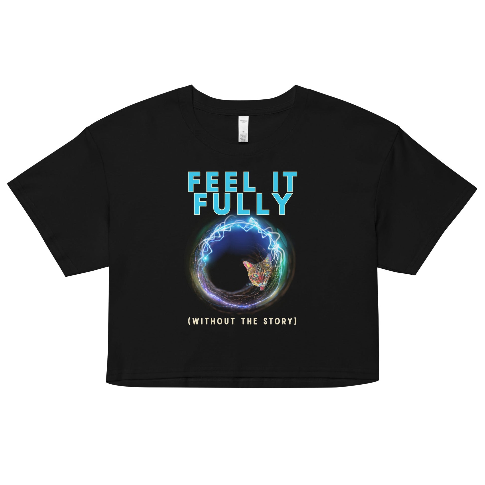 Feel It Fully Women’s Crop Top - My Social Cat Bonafide Boutique LLCFeel It Fully Women’s Crop TopT-shirtMy Social Cat Bonafide Boutique LLCXScropfeel