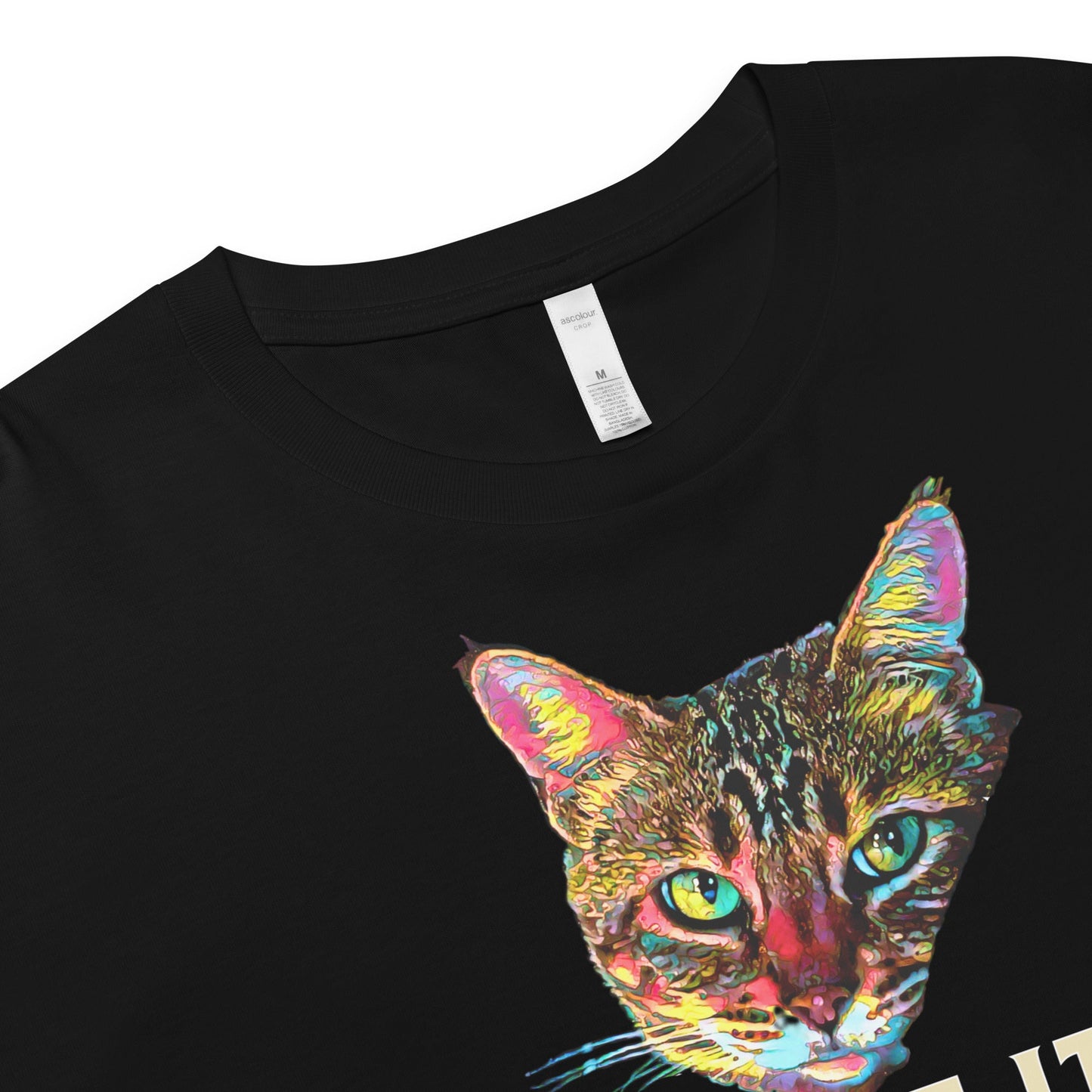 Feline it & Letting Go Women’s Crop Top - My Social Cat Bonafide Boutique LLCFeline it & Letting Go Women’s Crop Topcrop topMy Social Cat Bonafide Boutique LLCBlackXScatcrop