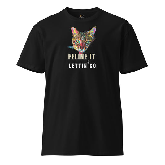Feline It Unisex Premium Tee - My Social Cat Bonafide Boutique LLCFeline It Unisex Premium TeeT-shirtMy Social Cat Bonafide Boutique LLCScatfeline