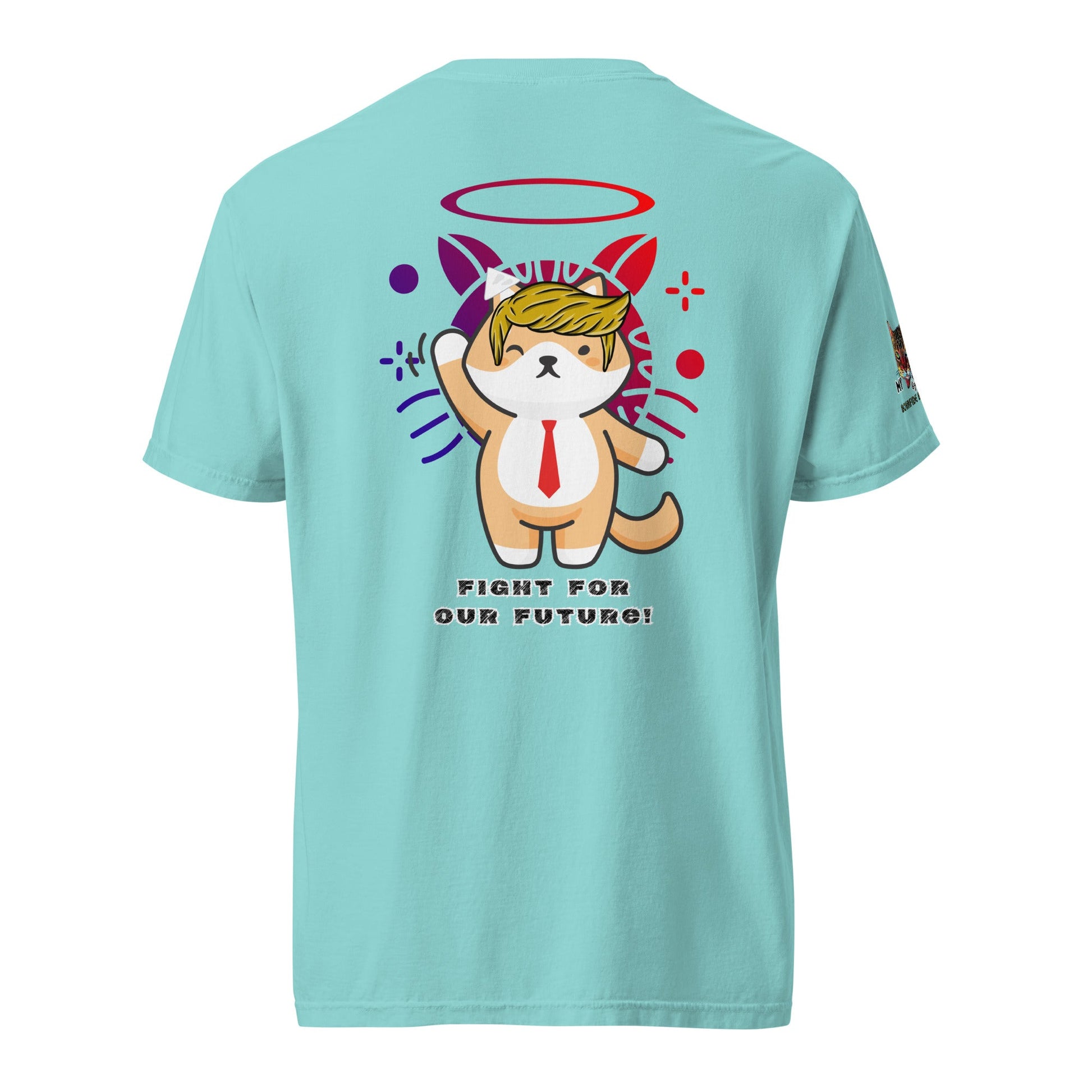 Fight For Our Future Unisex Comfort Colors Heavyweight Tee - My Social Cat Bonafide Boutique LLCFight For Our Future Unisex Comfort Colors Heavyweight TeeT - shirtMy Social Cat Bonafide Boutique LLCLagoon BlueSfightfuture
