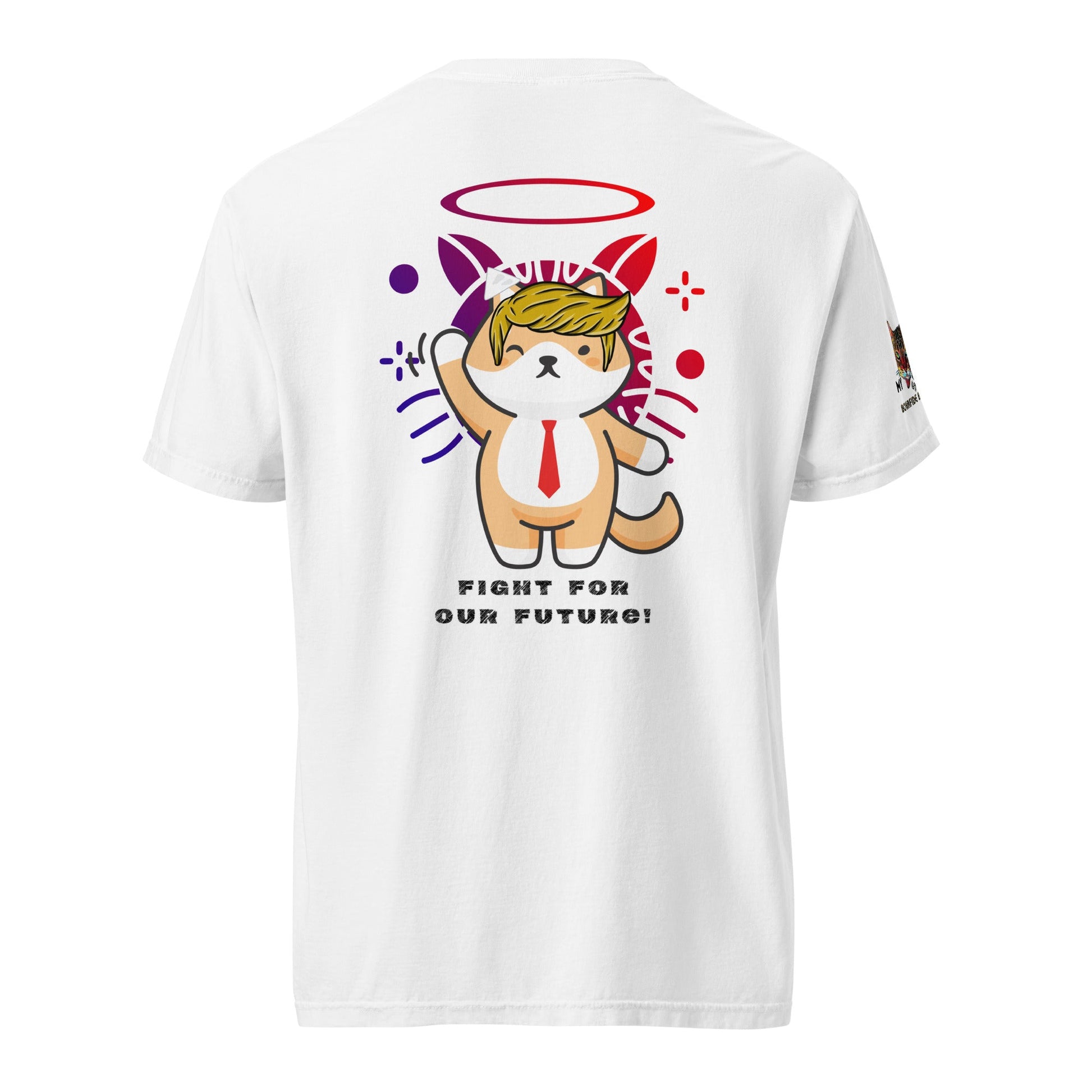 Fight For Our Future Unisex Comfort Colors Heavyweight Tee - My Social Cat Bonafide Boutique LLCFight For Our Future Unisex Comfort Colors Heavyweight TeeT - shirtMy Social Cat Bonafide Boutique LLCWhiteSfightfuture