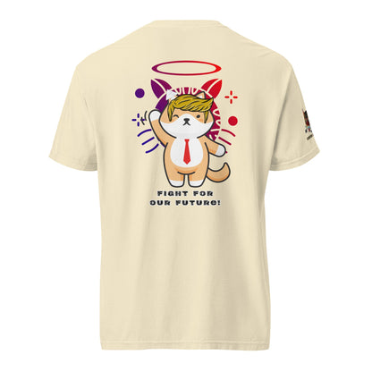 Fight For Our Future Unisex Comfort Colors Heavyweight Tee - My Social Cat Bonafide Boutique LLCFight For Our Future Unisex Comfort Colors Heavyweight TeeT - shirtMy Social Cat Bonafide Boutique LLCIvorySfightfuture