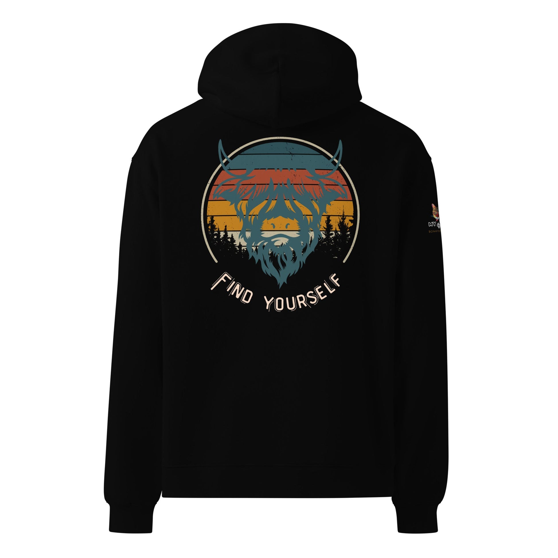 Find Yourself Unisex Oversized Hoodie - My Social Cat Bonafide Boutique LLCFind Yourself Unisex Oversized HoodieHooded sweatshirtMy Social Cat Bonafide Boutique LLCBlackSfindhoodie