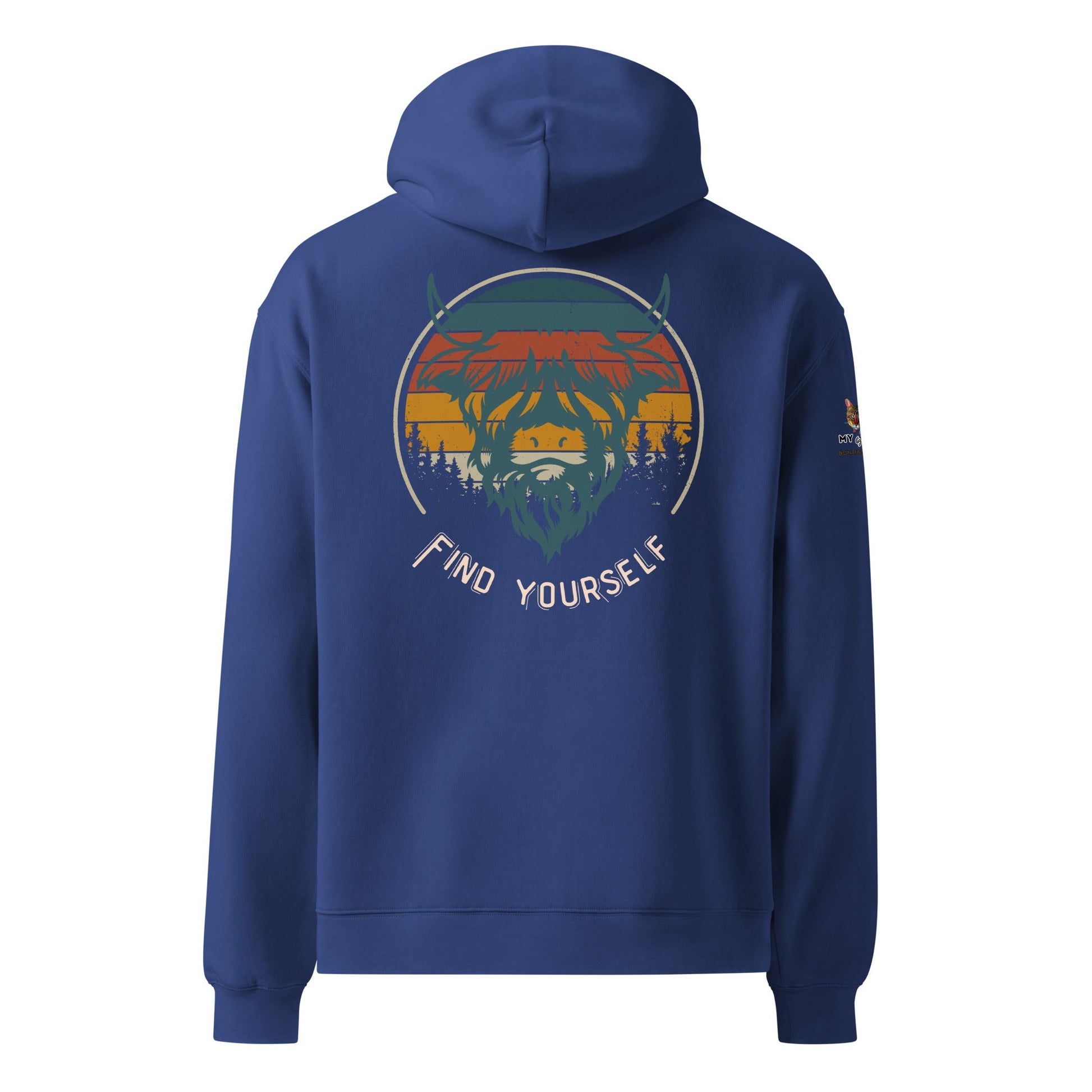 Find Yourself Unisex Oversized Hoodie - My Social Cat Bonafide Boutique LLCFind Yourself Unisex Oversized HoodieHooded sweatshirtMy Social Cat Bonafide Boutique LLCCobaltSfindhoodie