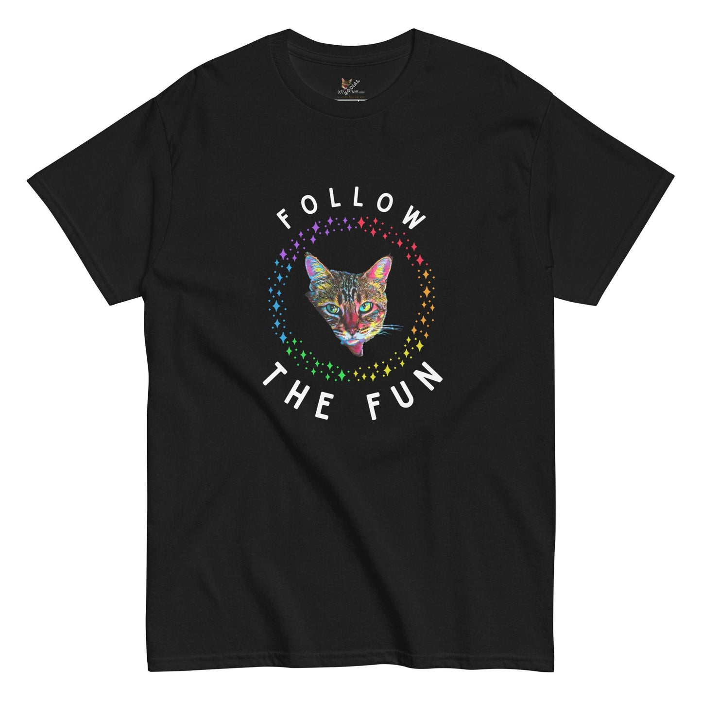 Follow the Fun Unisex Classic Tee - My Social Cat Bonafide Boutique LLCFollow the Fun Unisex Classic TeeT-shirtMy Social Cat Bonafide Boutique LLCBlackMfollowfun