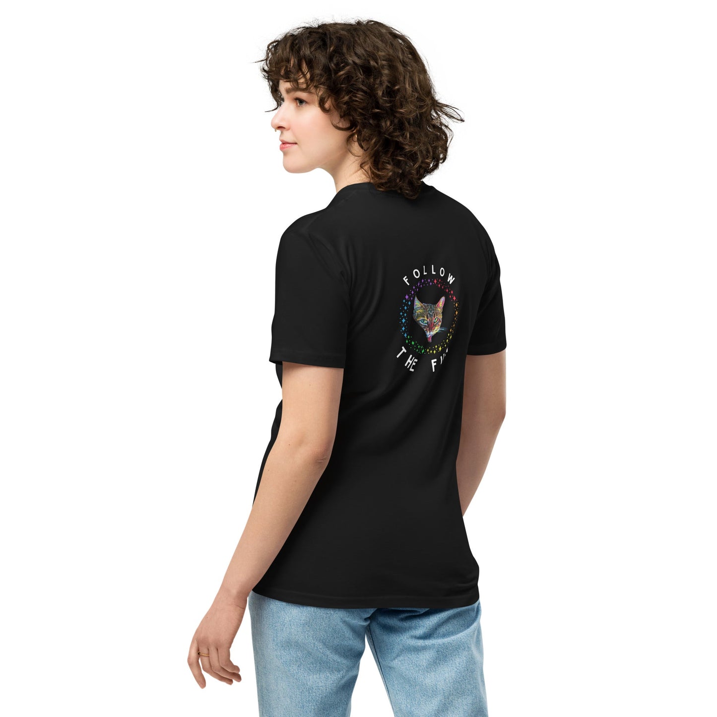 Follow the Fun Unisex Premium Tee - My Social Cat Bonafide Boutique LLCFollow the Fun Unisex Premium TeeT-shirtMy Social Cat Bonafide Boutique LLCBlackMfollowfun