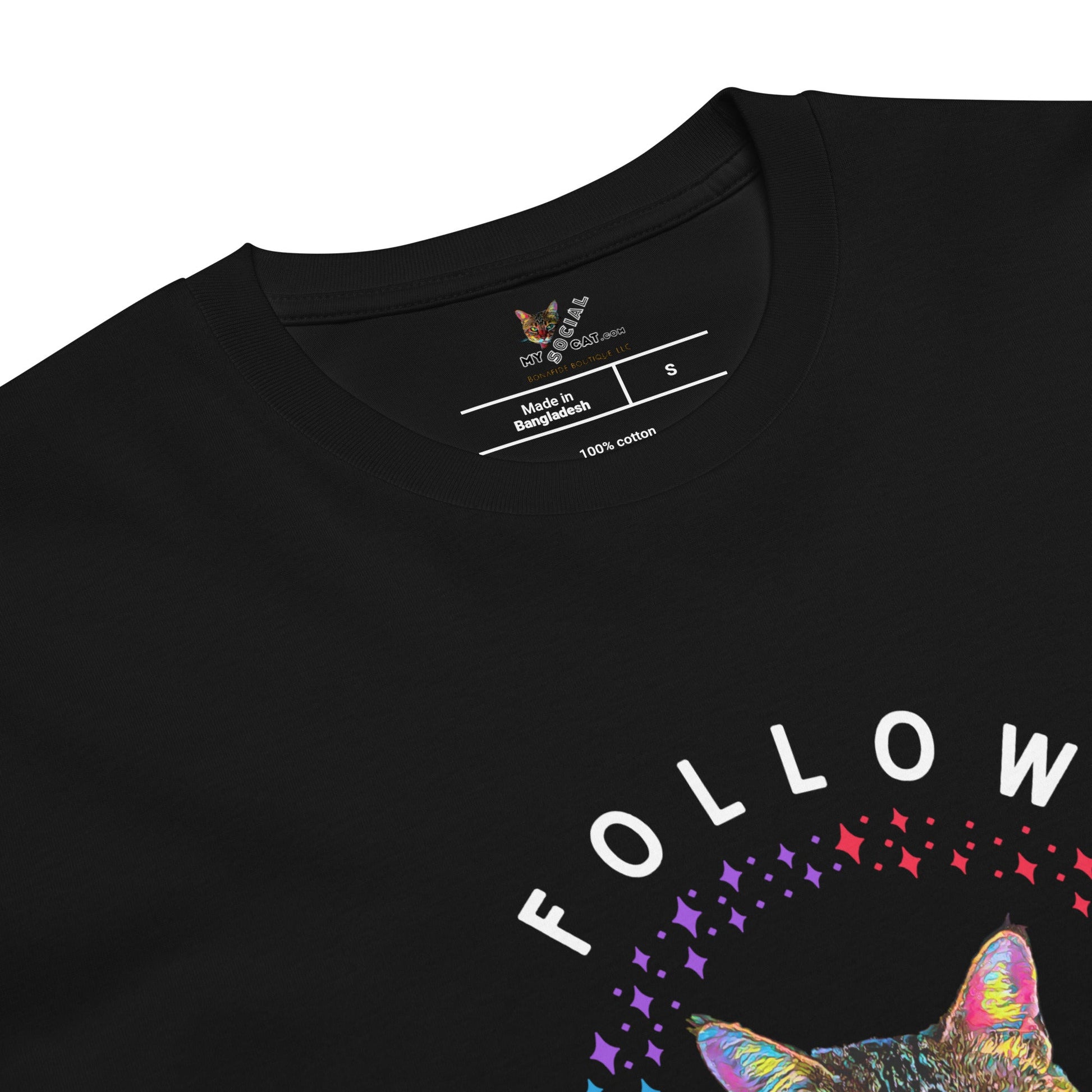 Follow the Fun Unisex Premium Tee - My Social Cat Bonafide Boutique LLCFollow the Fun Unisex Premium TeeT-shirtMy Social Cat Bonafide Boutique LLCBlackMfollowfun