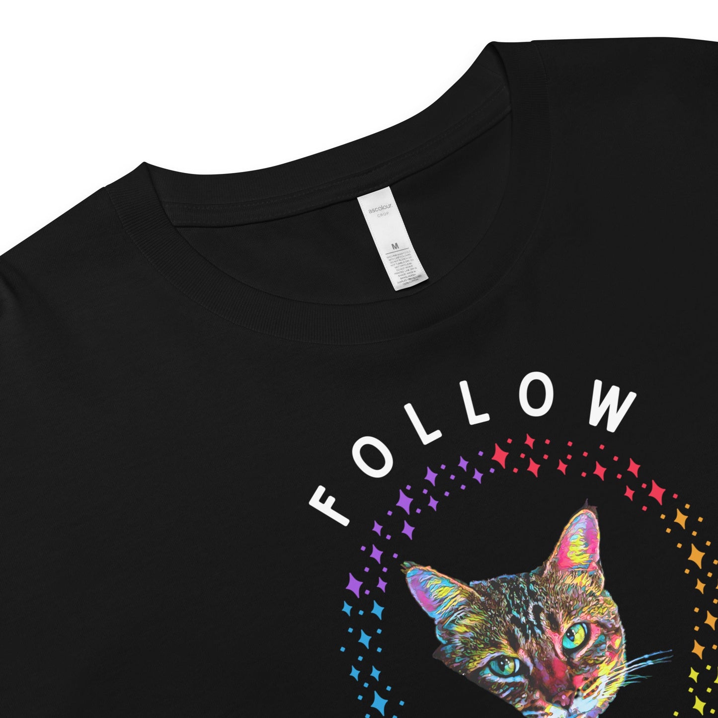 Follow the Fun Women’s Crop Top - My Social Cat Bonafide Boutique LLCFollow the Fun Women’s Crop Topcrop topMy Social Cat Bonafide Boutique LLCBlackScropfollow
